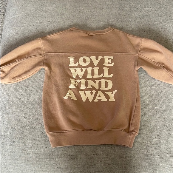 Zara Nala Kids Tan Sweatshirt - Picture 2 of 2